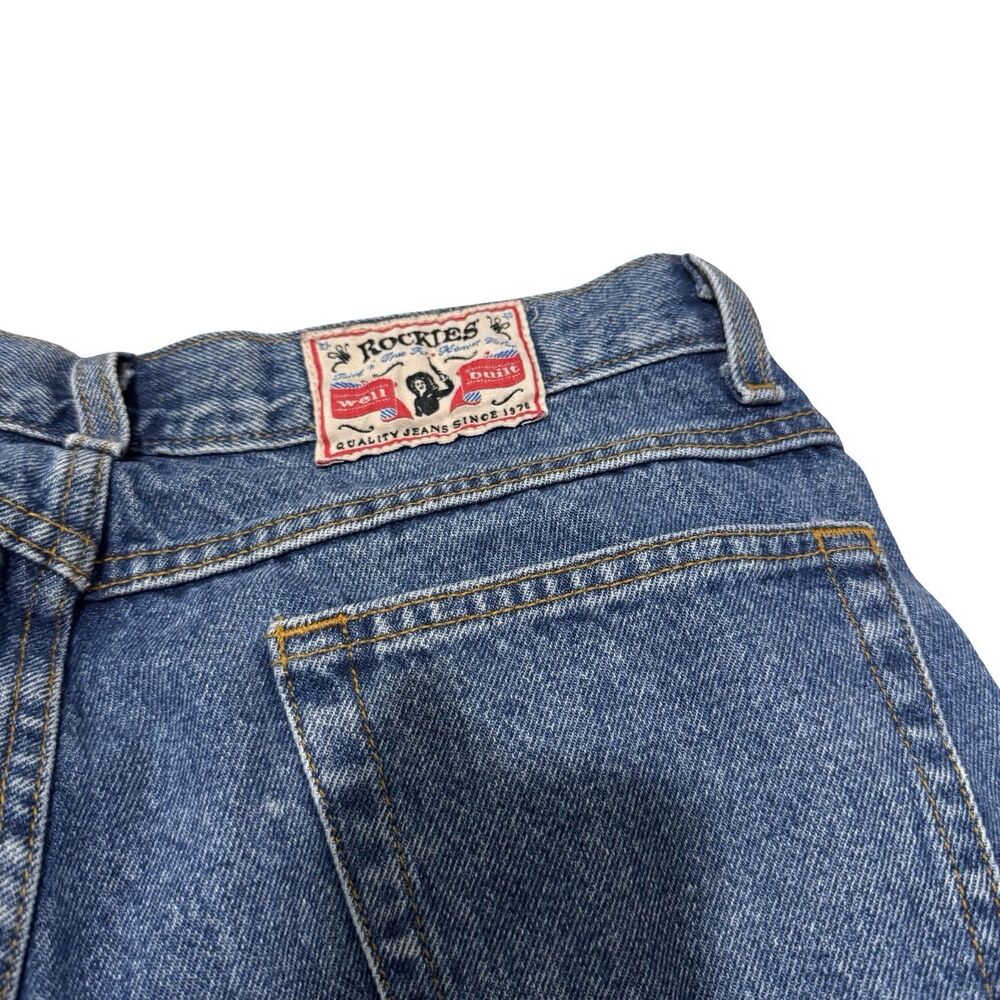 Vintage Rockies Jeans Womens 15R High Rise Tapered Relaxed Mom Western Y2K - Picture 5 of 16
